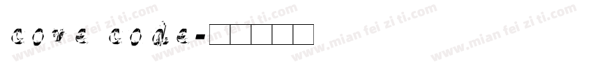 core code字体转换